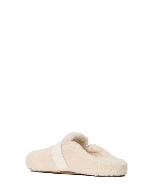 Kate Spade White Halo Genuine Shearling Clog