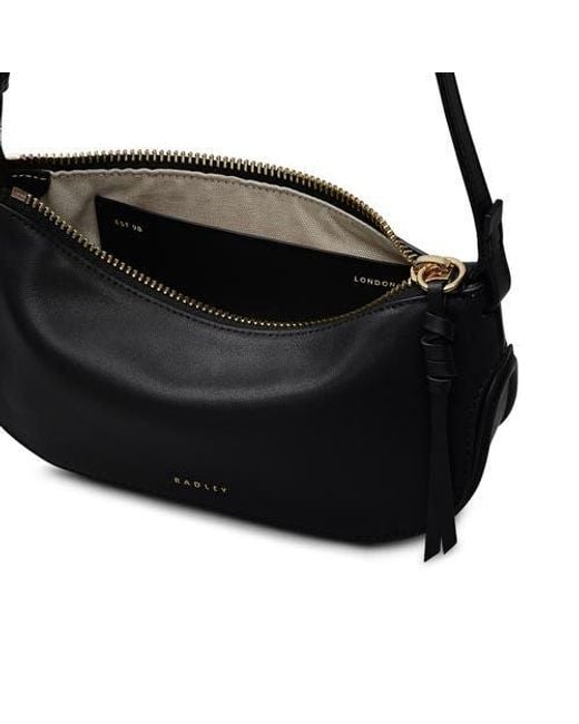 Radley Black The Iris Ziptop Crossbody Bag