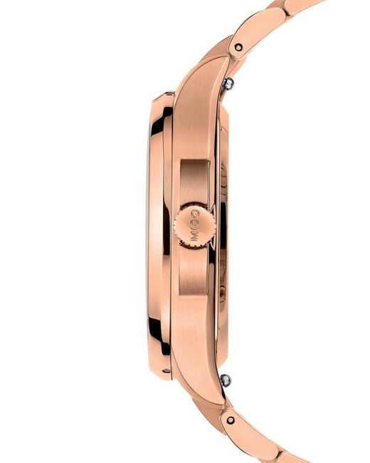 MIDO Metallic Multifort Diamond Square Automatic Bracelet Watch, 35Mm