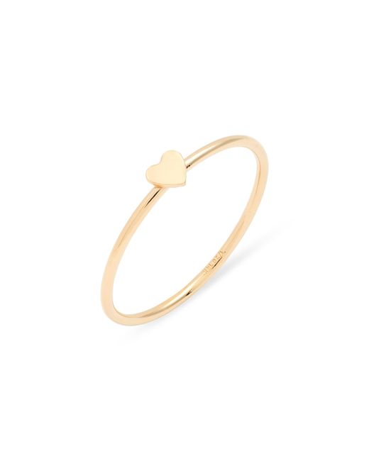 Nashelle Metallic Heart Stacking Ring