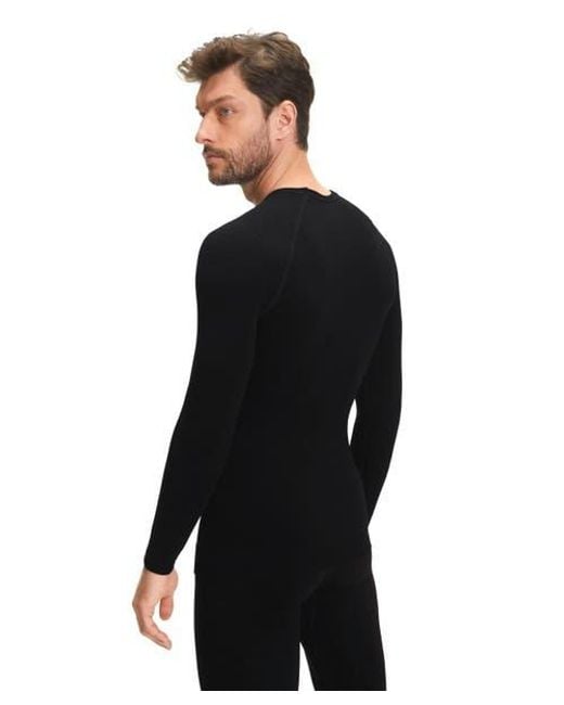 Falke Black Maximum Warm Base Layer Top for men