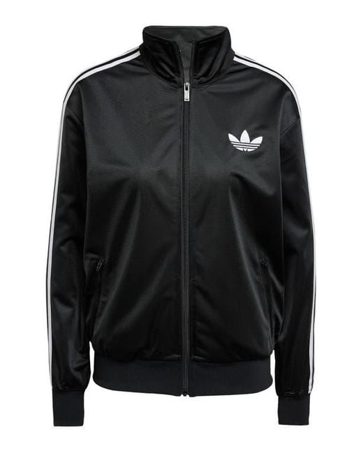 Adidas Black Firebird Recycled Polyester Track Jacket