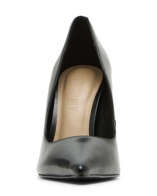 Steve Madden Black Noir Pointed Toe Pump