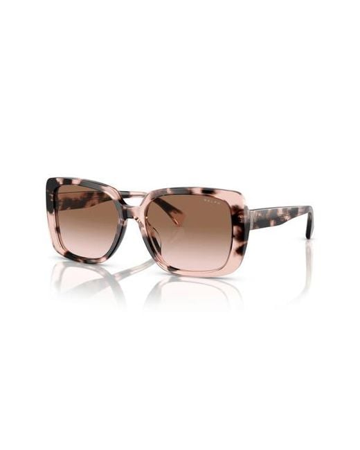 Ralph Brown 55Mm Gradient Rectangular Sunglasses for men