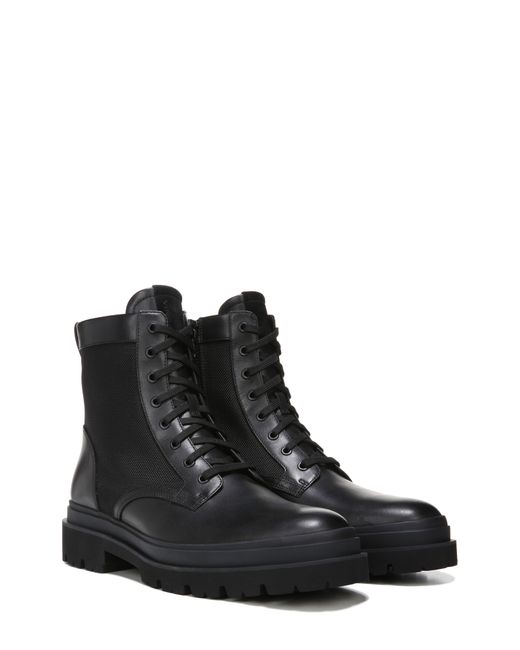 Vince Raider Leather Boots in Black for Men Lyst
