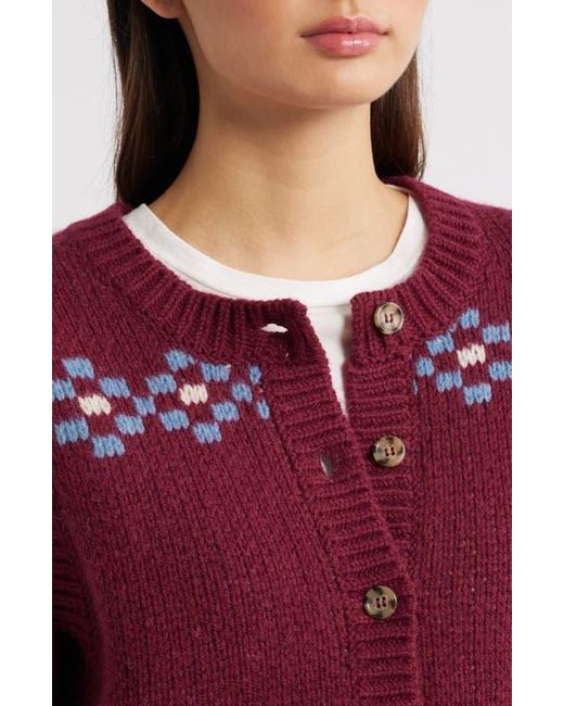 Damson Madder Red Sofie Wool Sweater Vest
