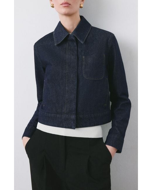 Mango Blue Denim Jacket