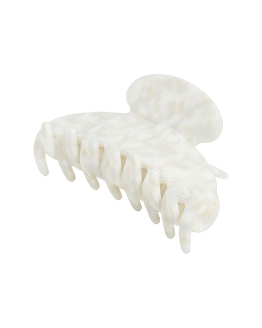 France Luxe White Couture Claw Clip