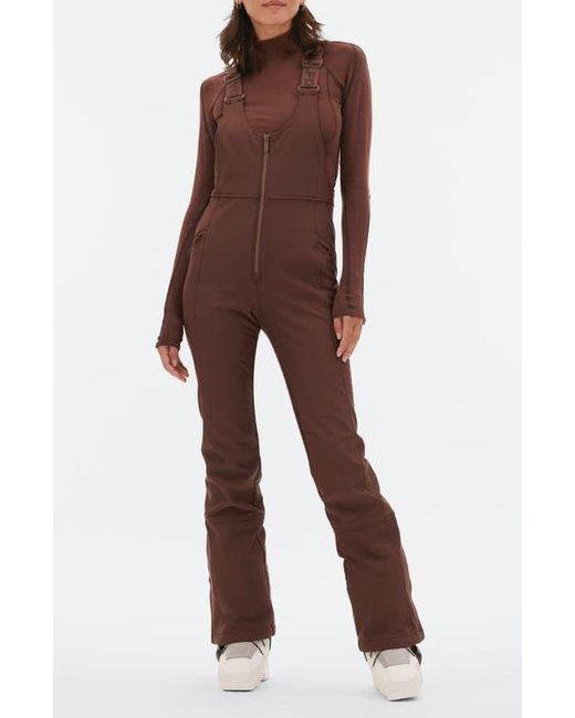 Halfdays Brown Isabel Waterproof Snow Bib Overalls
