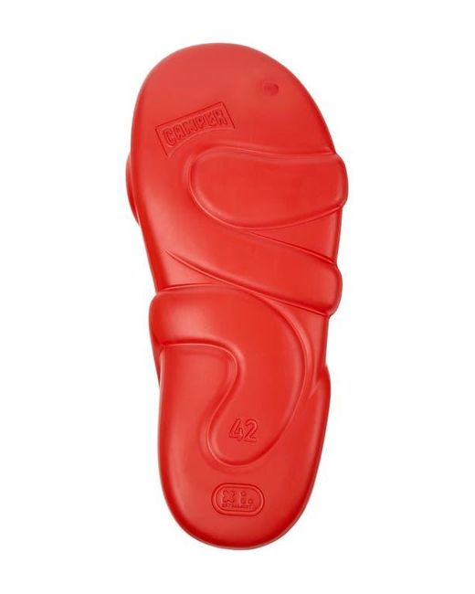 Camper Red Kobarah Flat Slingback Sandal for men