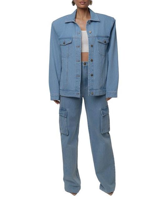 JLUXLABEL Blue Next Phase Denim Jacket