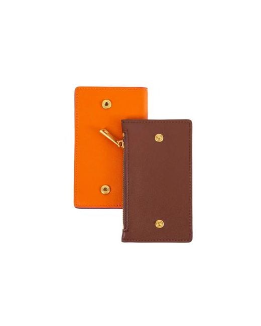 Esterah Brown Modular Leather Wallet