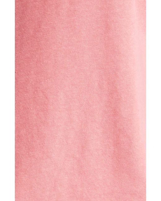 Caslon Pink Caslon(r) Flutter Sleeve Cotton & Linentop
