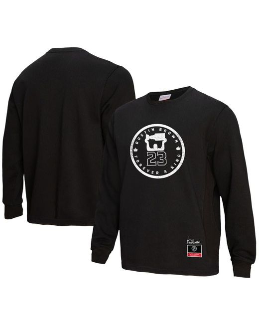 Mitchell & Ness Black Dustin Brown Los Angeles Kings Forever A King Long Sleeve T-shirt At Nordstrom for men
