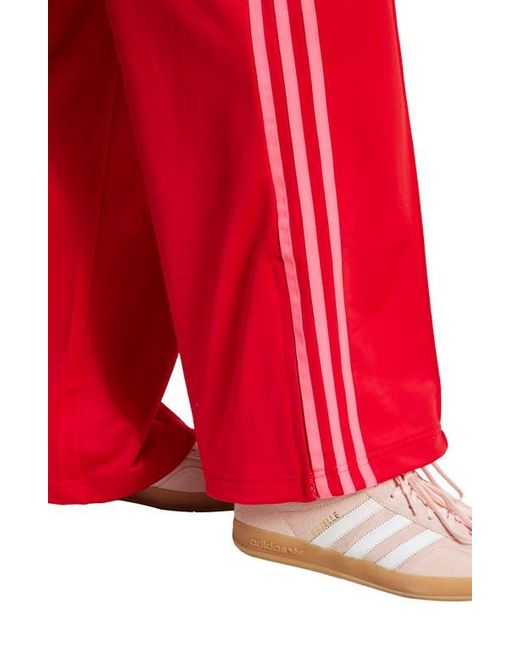 Adidas Red Firebird Recycled Polyester Track Pants