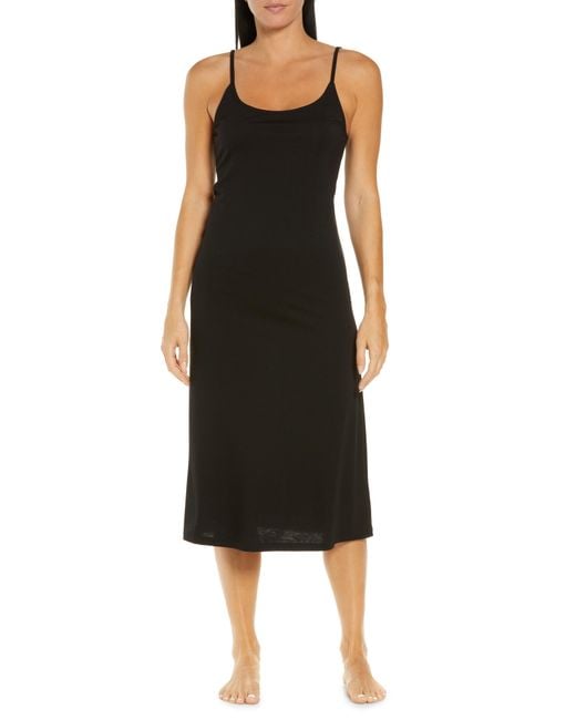 Papinelle Black Basic Knit Nightgown