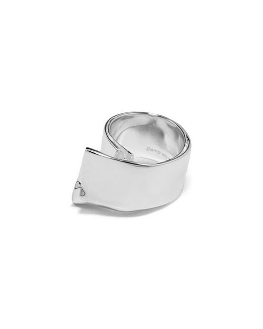 Completedworks Gray Draped Fold Ring