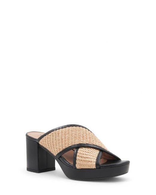 Aquatalia Multicolor Madyson Water Repellent Platform Slide Sandal