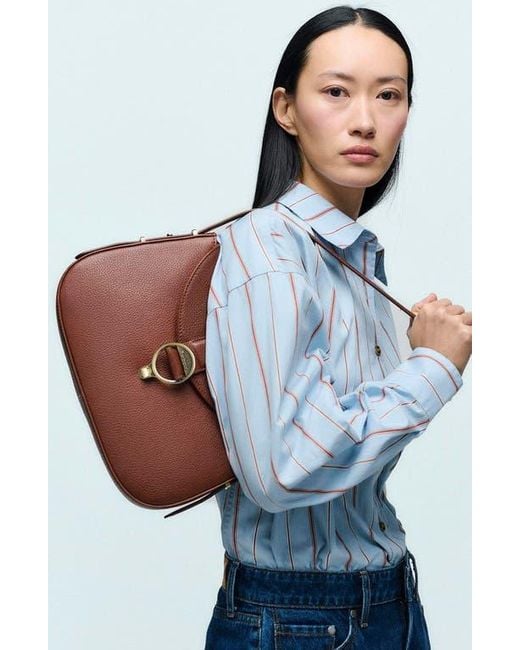 Barbour Brown Alder Leather Sling Bag