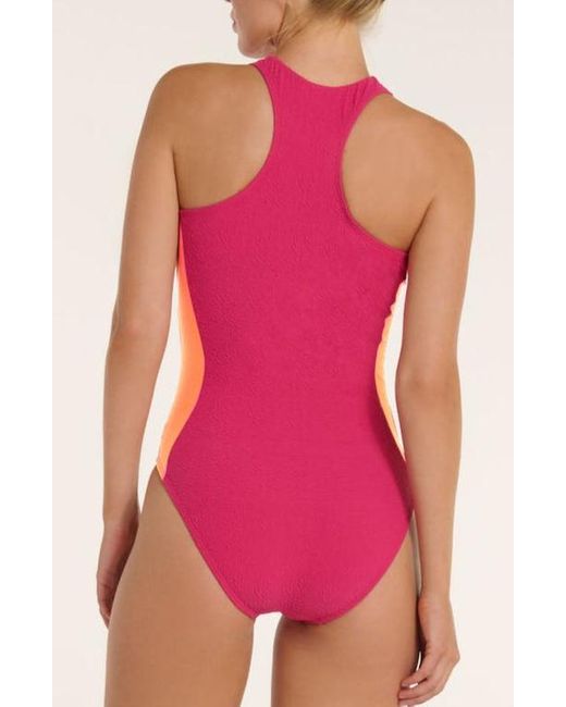 Hermoza Red Margaret One-Piece Swimsuit