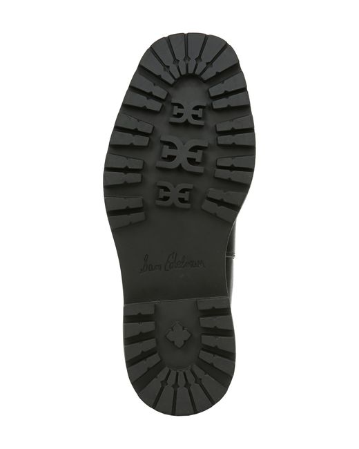 Sam Edelman Black Laguna Waterproof Lug Sole Chelsea Boot - Wide Width Available