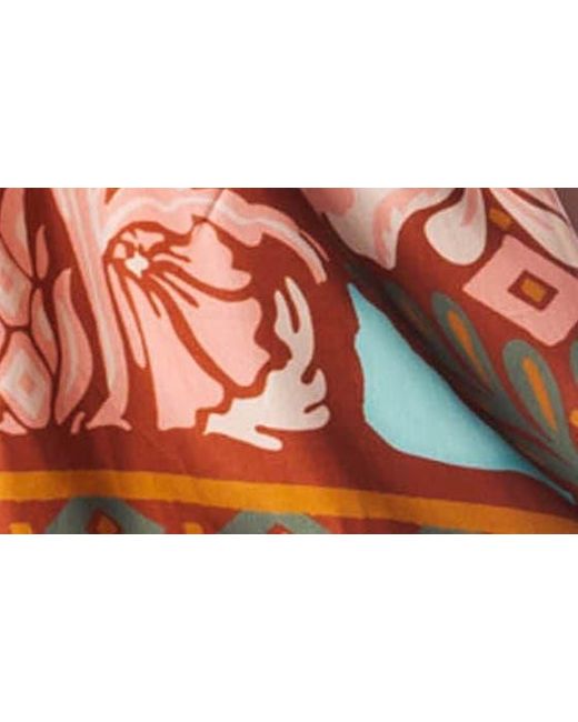 Maaji Orange Garden Engraving Divinise Cover-up Dress