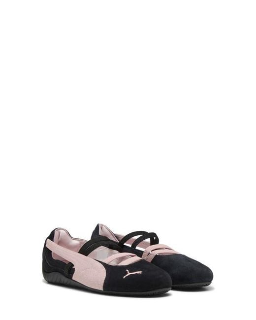 PUMA White Speedcat Ballet Sneaker