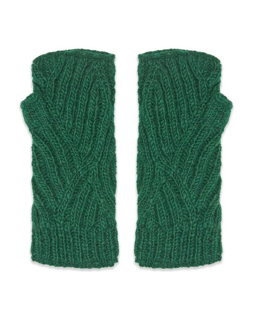 feel good Green Vienna Wool Half Mitten