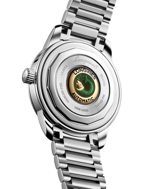 Longines Metallic Conquest Heritage Automatic Bracelet Watch, 38Mm for men