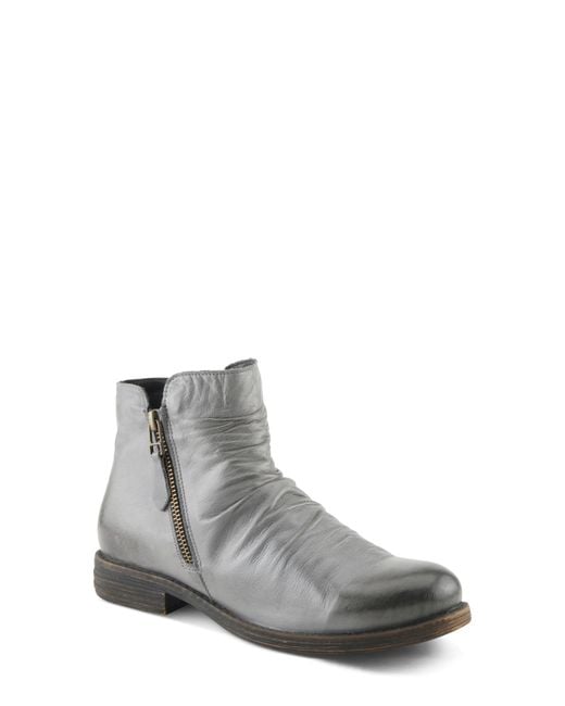 Spring Step Gray Marquis Short Boot