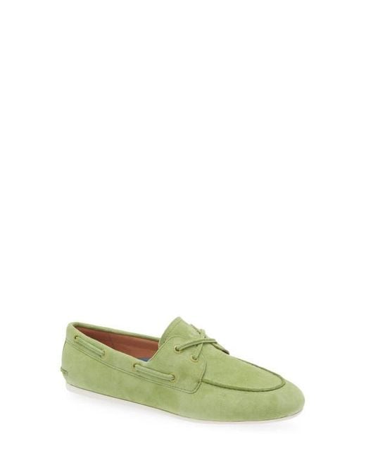 Sperry Top-Sider Green Slim Boat Shoe