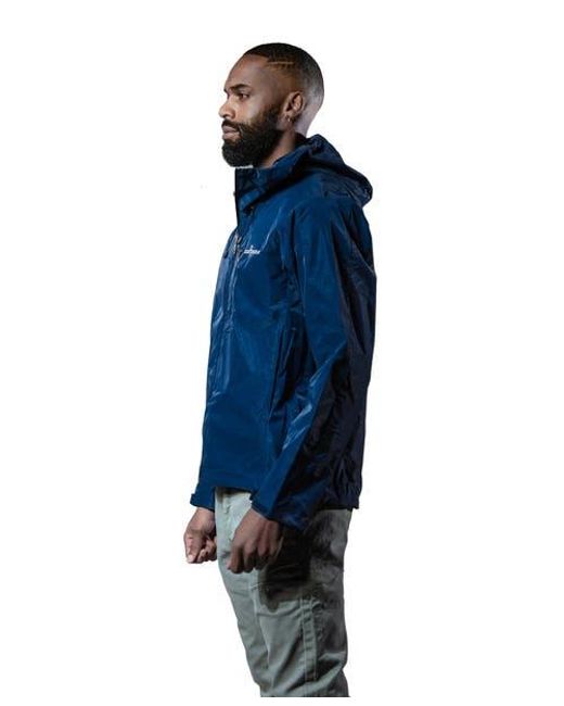Woodpecker Blue Wind Rain Shell Jacket for men