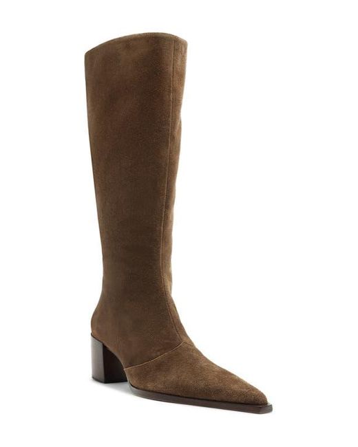 SCHUTZ SHOES Brown Raffaela Up Mid Boot