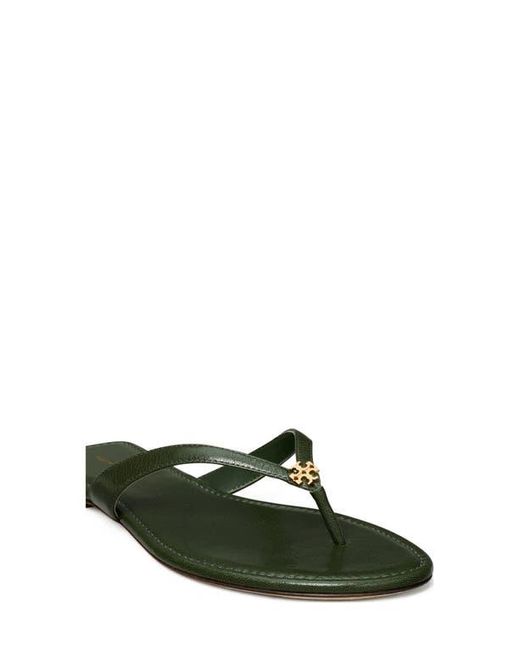 Tory Burch Green Classic Flip Flop