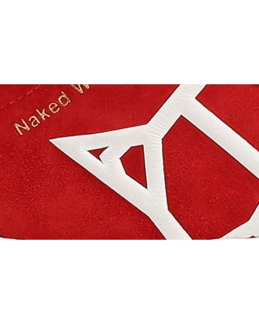 Naked Wolfe Red Sound Platform Skate Shoe