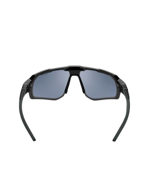 Nike Black Flyfree 72Mm Rectangular Sunglasses for men