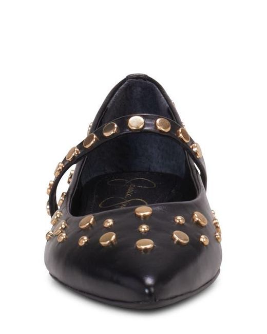 Jessica Simpson Black Kiann Pointed Toe Flat