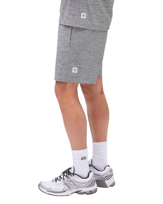 Reigning Champ Gray Solotex Mesh Tiebreak 7-Inch Shorts for men
