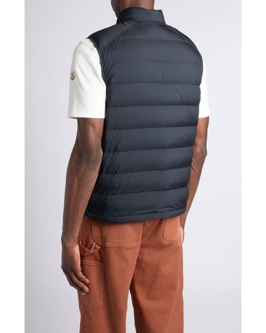 Moncler Blue Barthe Down Puffer Vest for men