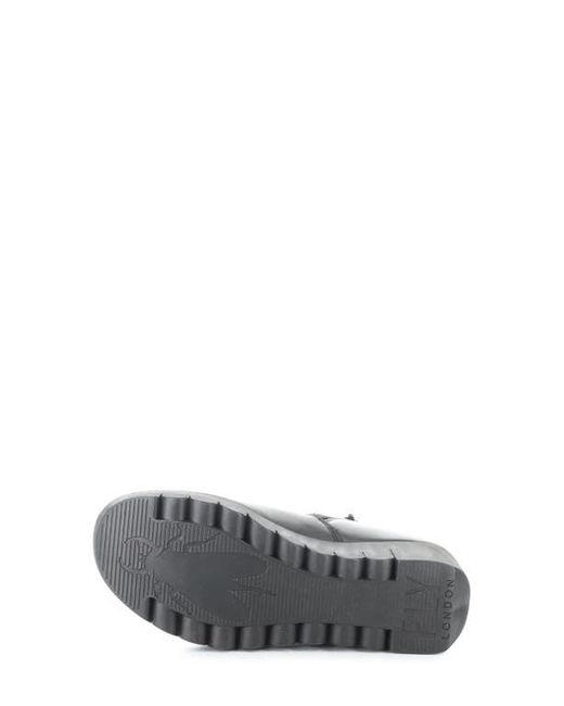 Fly London Gray Vang Wedge Bootie