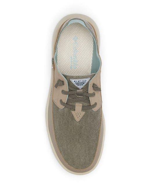 Columbia Brown Pfg Boatside Relaxed Slip-On Sneaker for men