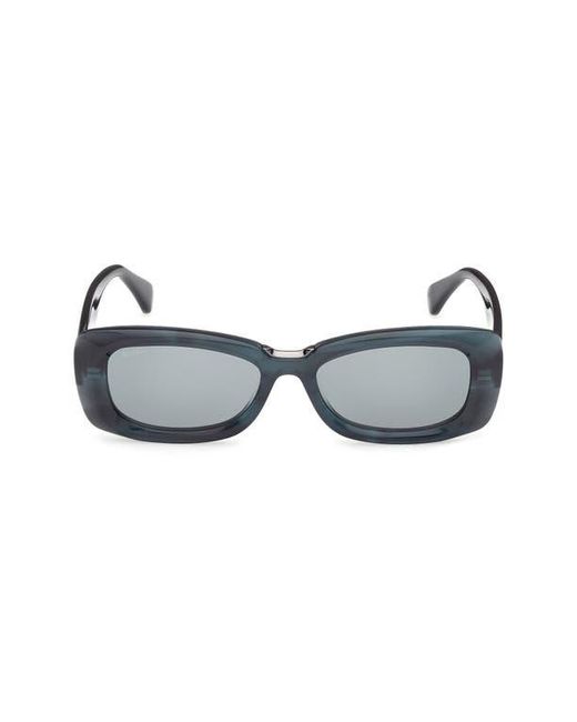 Max Mara Multicolor 53Mm Rectangular Sunglasses