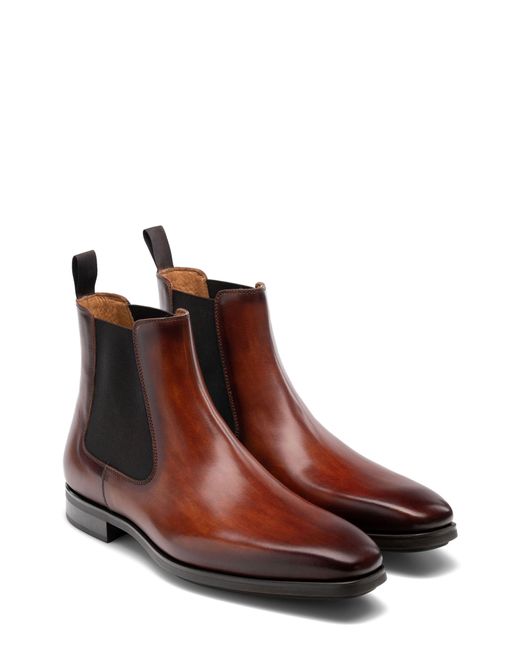 Magnanni Shoes Brown Riley Diversa Chelsea Boot for men