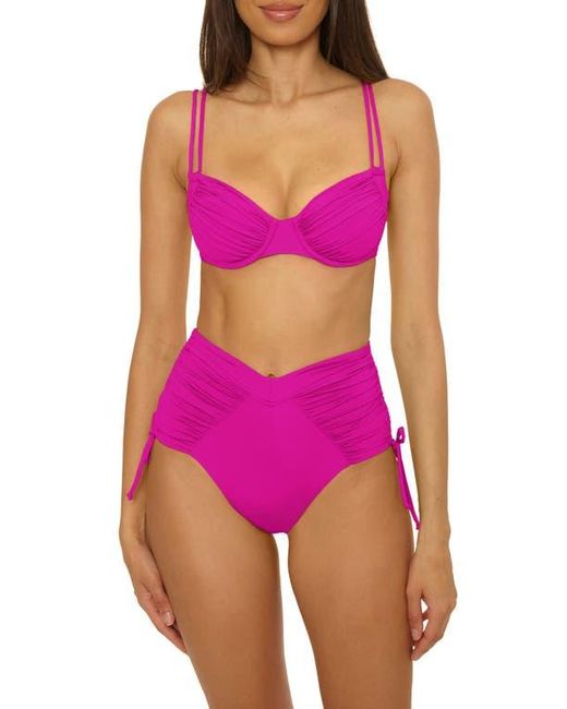 Becca Purple Color Code Underwire Bikini Top