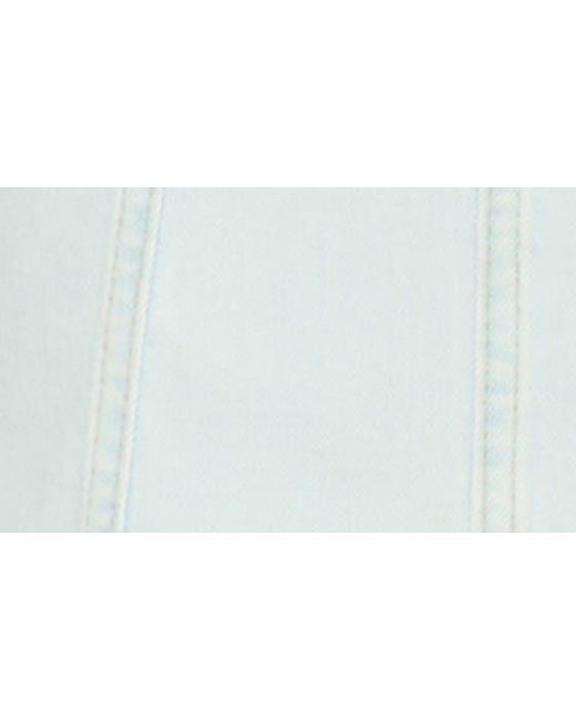 DL1961 White Payton Sleeveless Denim Minidress