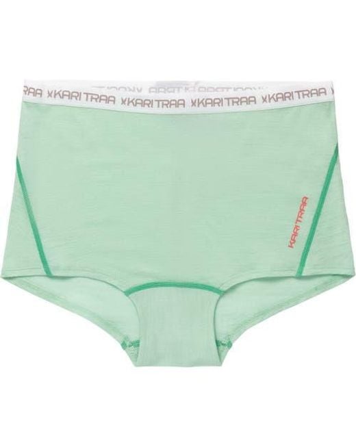 Kari Traa Green Embla Wool Boxer