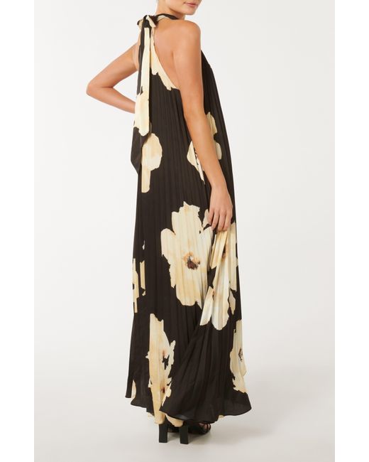 EVER NEW Multicolor Saylor Floral Pleated Maxi Dress