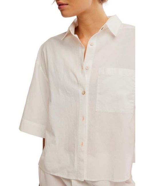 Free People White Sleeper Pajamas