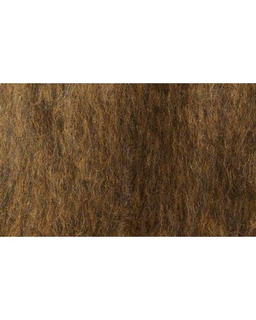 R13 Brown Split Hem Rib Alpaca & Wool Blend Cardigan