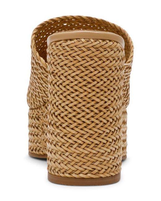 Steve Madden Natural Cassi Platform Wedge Slide Sandal